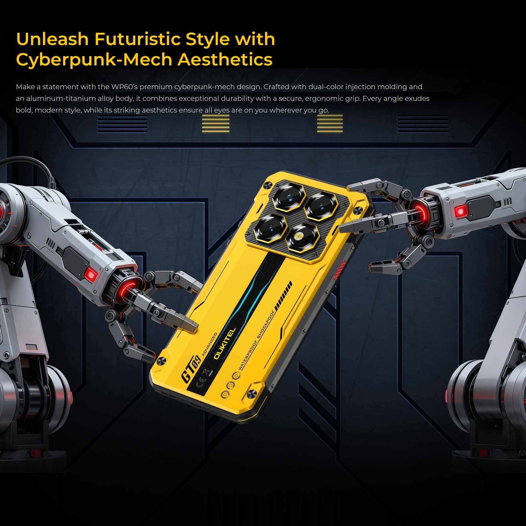 Oukitel WP60 5G | 7.2" Massive Display & 10,000mAh Battery