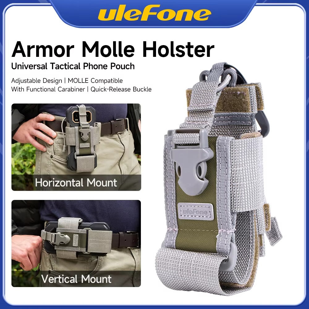 Ulefone Armor Molle Holster Universal Tacgical Phone Pouch - Rugged Phones Only
