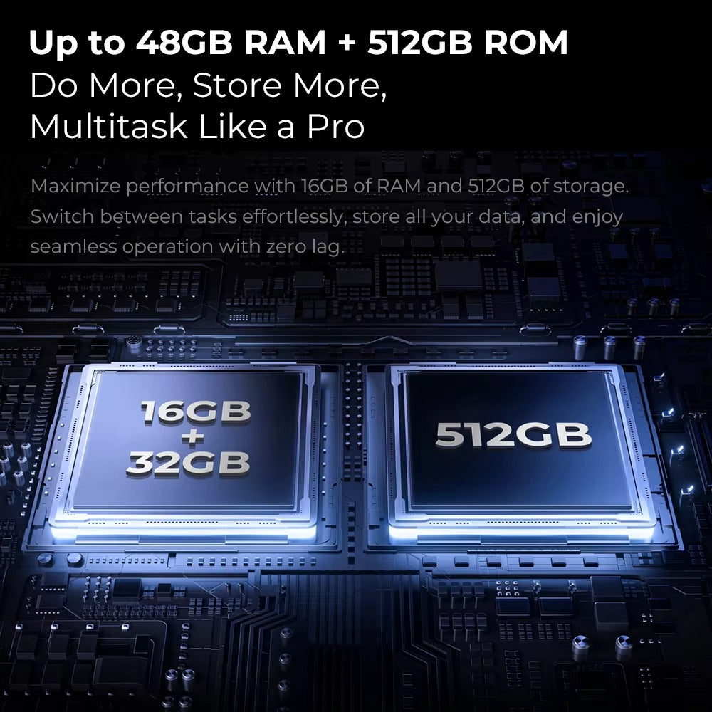 Oukitel WP100 Titan 5G Rugged Phone 6.8-inch 120Hz 33000mAh Big Mobile Projection Function (16GB+512GB NFC) - Rugged Phones Only