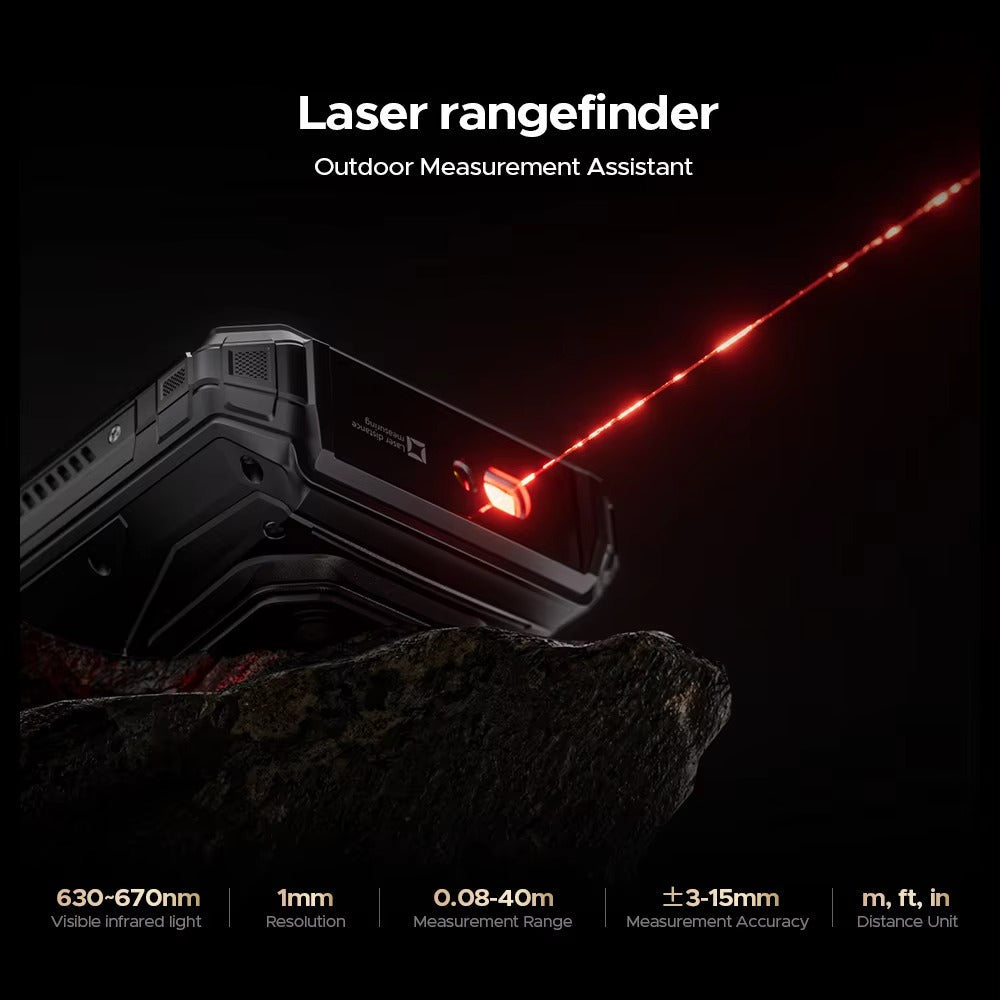 DOOGEE V Max LR 20500mAh 5G Android 15 Rugged Phone with 40m Laser Distance Measurement - Rugged Phones Only
