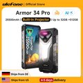 【Ships from US】Ulefone Armor 34 Pro 5G AI Rugged Phone 25500mAh Up to 32GB+512GB Built-in Projector 120Hz 6.95" NFC Smartphone - Rugged Phones Only