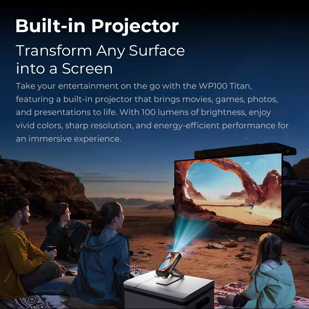 Oukitel WP100 Titan 5G Rugged Phone 6.8-inch 120Hz 33000mAh Big Mobile Projection Function (16GB+512GB NFC) - Rugged Phones Only