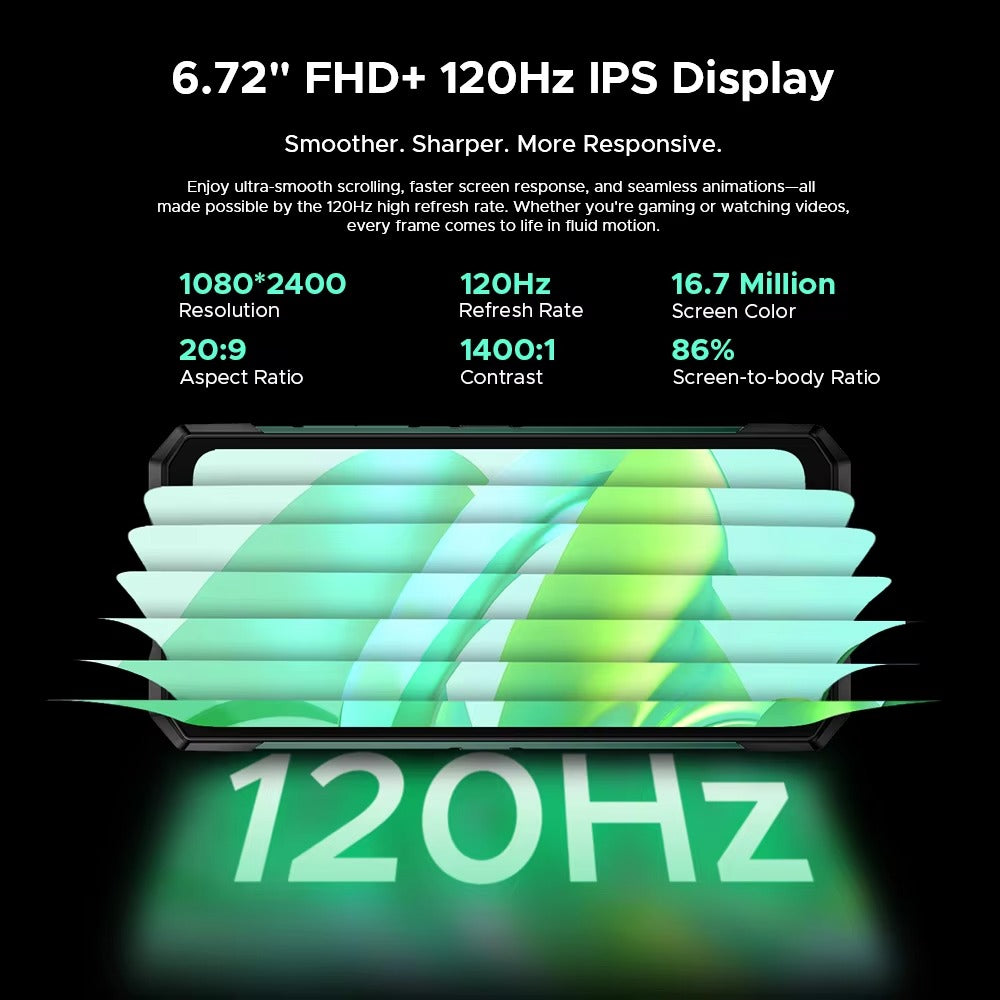 DOOGEE S200 Ultra Dimensity 7400 5G 11000mAh Android 15 Rugged Phone - Rugged Phones Only